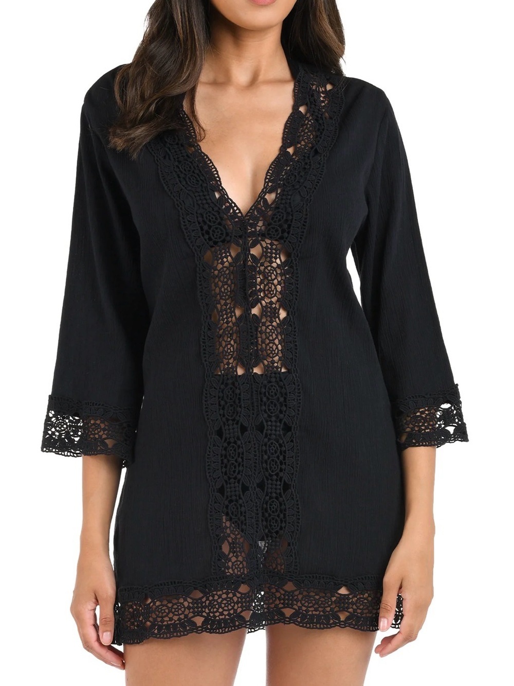 La Blanca Island Fare swim cover up, small